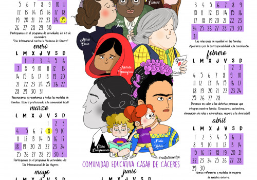 Calendario Violeta Curso 2018/2019