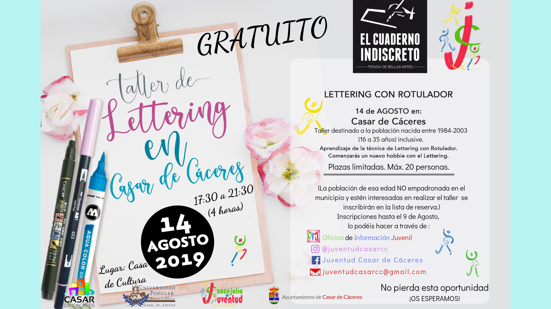 Centro León - En el taller de Lettering para jóvenes y