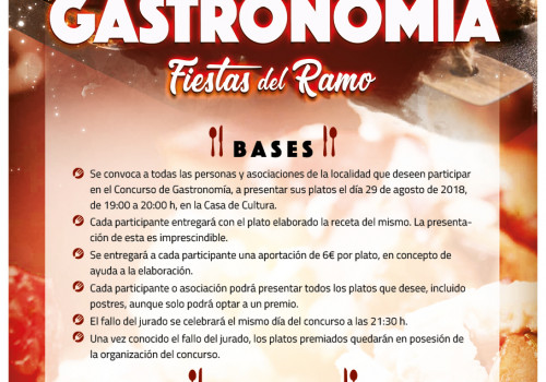 Concurso de GastronomÃ­a Fiestas del Ramo 2018